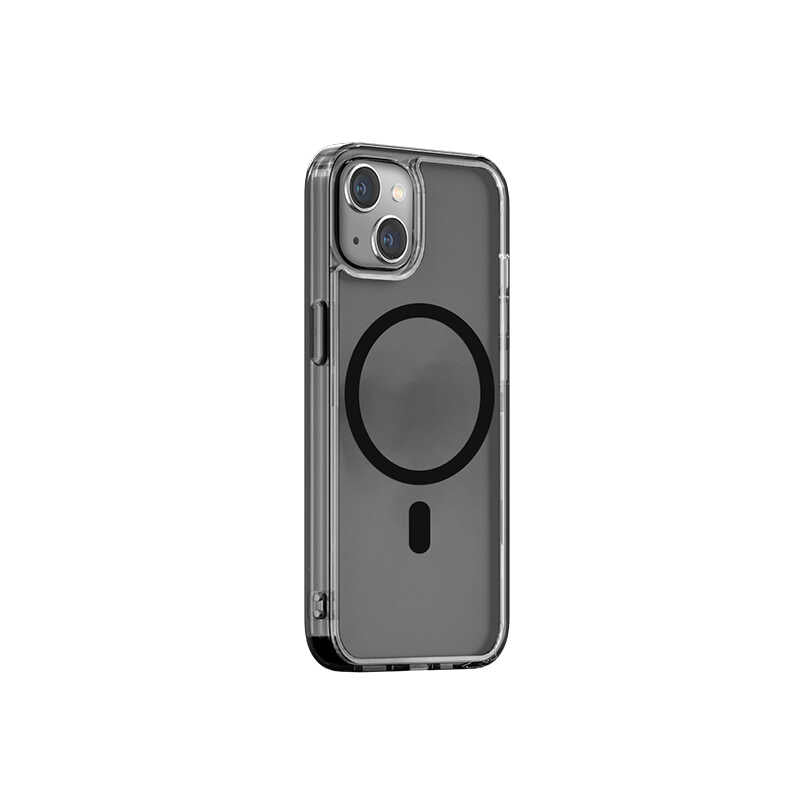 Apple iPhone 14 Wiwu M-safe Charging Feature Lens Protection Transparent Silicone Cover Colorless