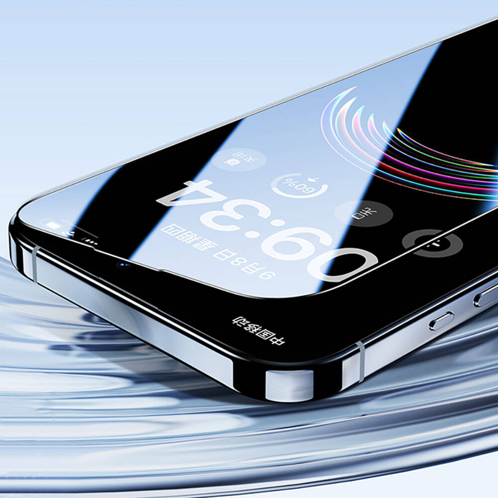 Apple iPhone 15 Benks V Pro Ultra Shield 0.3mm Ekran Koruyucu + Kolay Uygulama Aparatlı Siyah