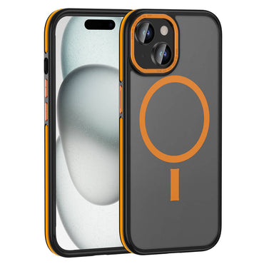 Apple iPhone 15 Kılıf M-safe Şarj Özellikli Mat Görünümlü Zore Ant Kapak