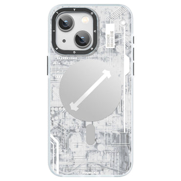 Apple iPhone 15 Kılıf M-safe Şarj Özellikli YoungKit Technology Serisi Kapak