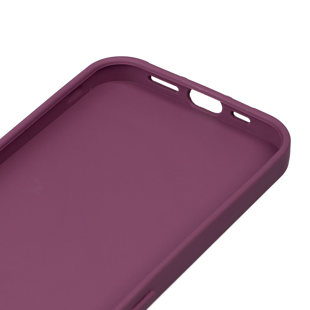 Apple iPhone 15 Case Zore Bias Silicone Lilac