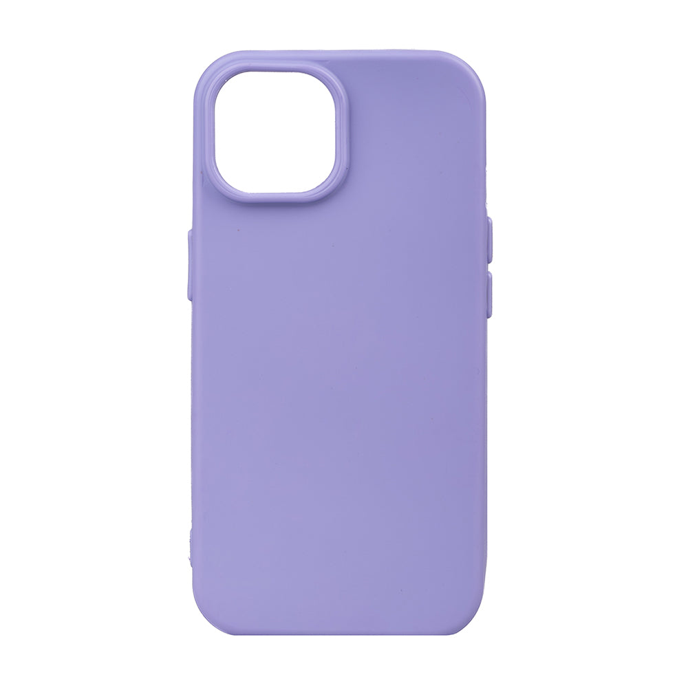 Apple iPhone 15 Case Zore Bias Silicone Lilac