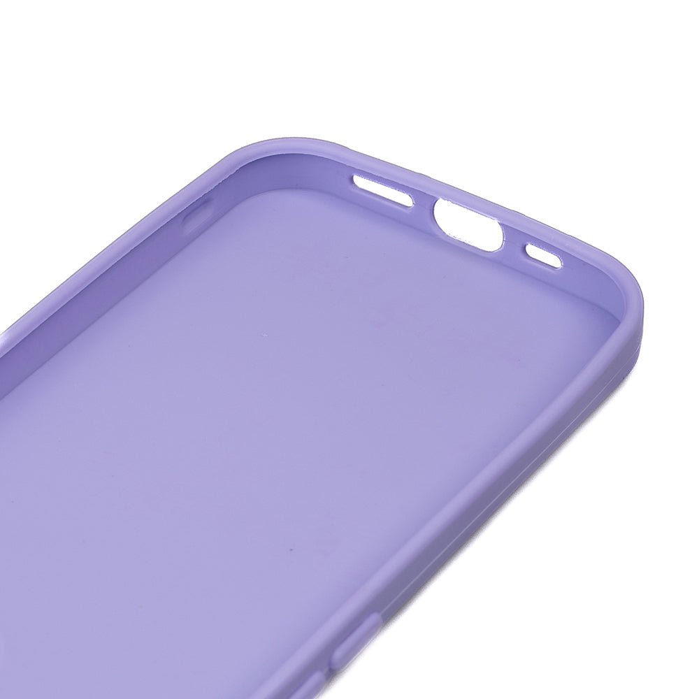 Apple iPhone 15 Case Zore Bias Silicone Lilac