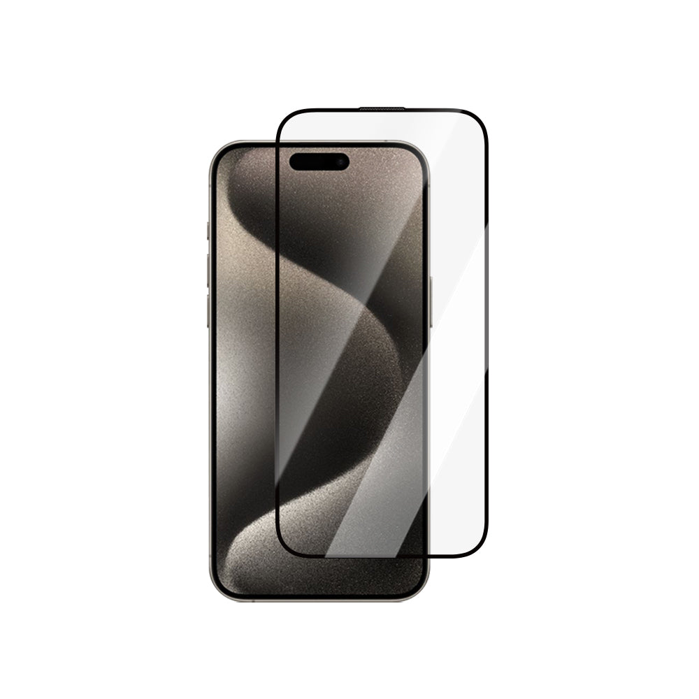 Apple iPhone 15 Plus CaseWorld Ultra-Thin Series 0.15mm 2.5D Schott Glass Tempered Screen Protector Transparent