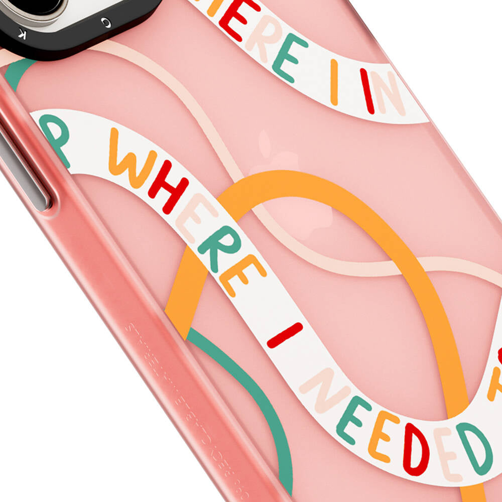 Apple iPhone 15 Plus Kılıf Bethany Green Tasarımlı Youngkit Sweet Language Kapak Gri