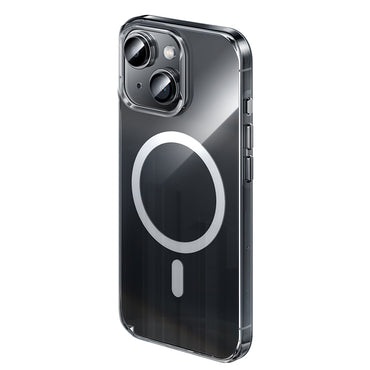 Apple iPhone 15 Plus Kılıf M-safe Şarj Özellikli Benks Crystal Serisi Şeffaf Kapak Renksiz