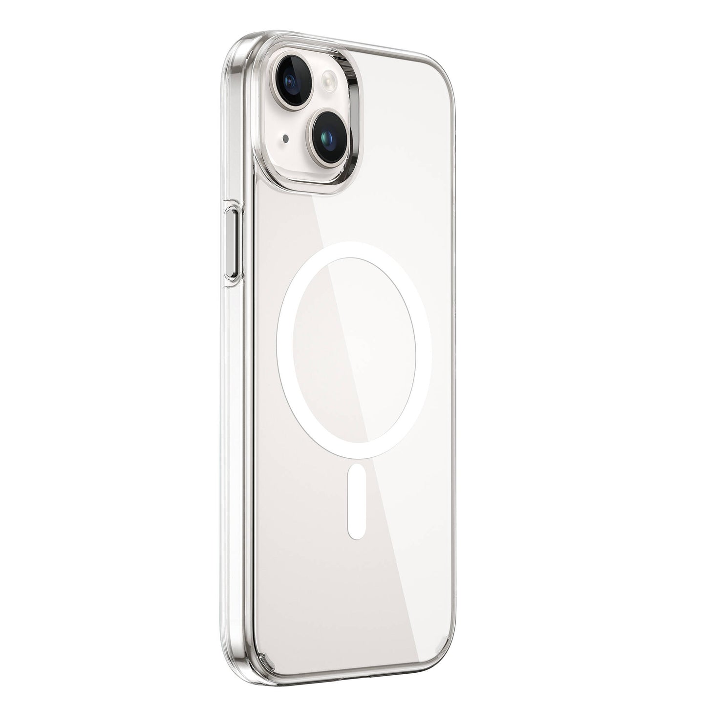 Apple iPhone 15 Plus Kılıf Wiwu FYY-014 M-safe Şarj Özellikli Şeffaf Kapak