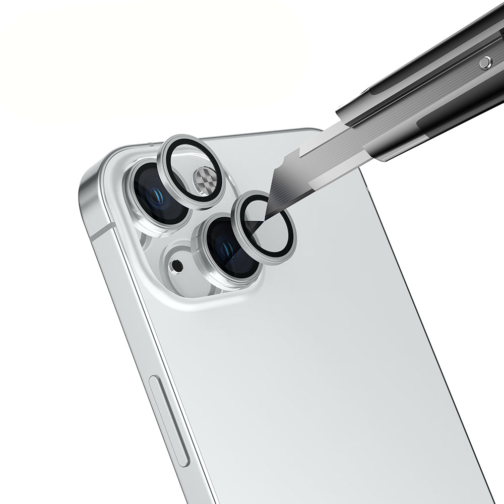 Apple iPhone 15 Plus Zore Micro Camera Lens Protector Rose Gold