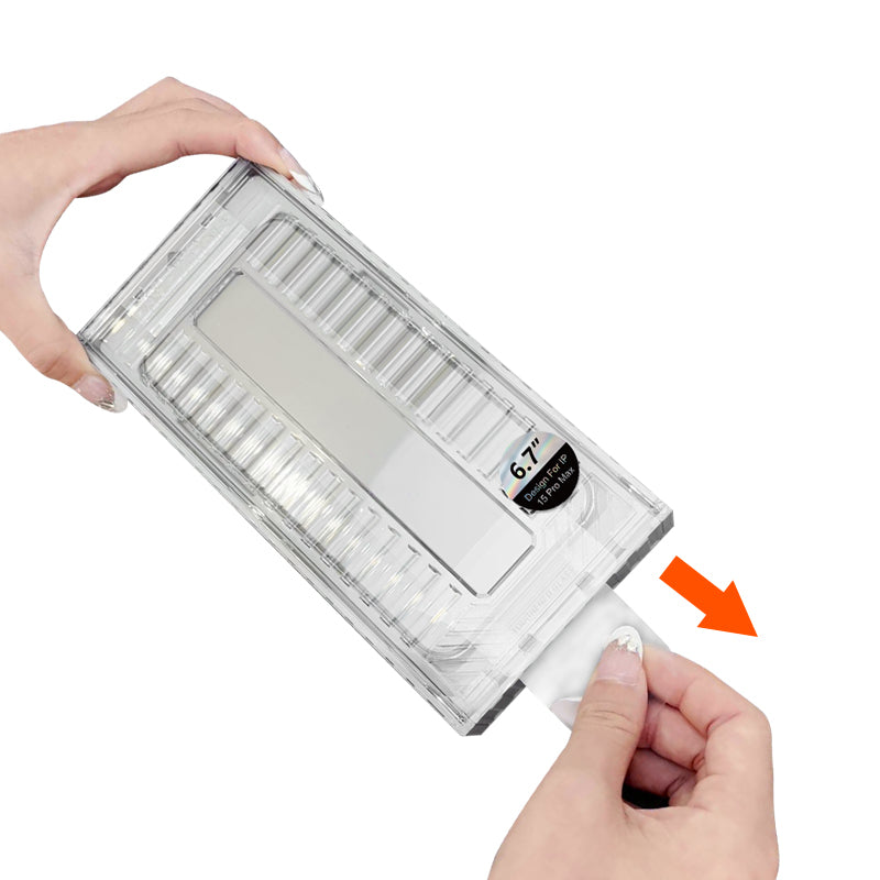 Apple iPhone 15 Pro CaseWorld Ultra-Thin Serisi 0.15mm HD Cam Ekran Koruyucu + Uygulama Aparatlı Şeffaf