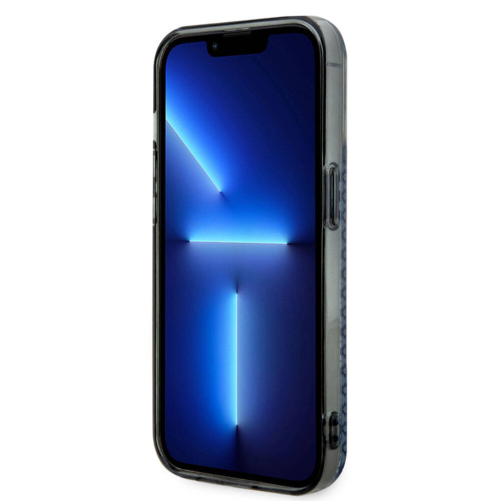 Apple iPhone 15 Pro Case BMW M-safe Charging Feature Transparent IML Signature Original Licensed Cover Blue