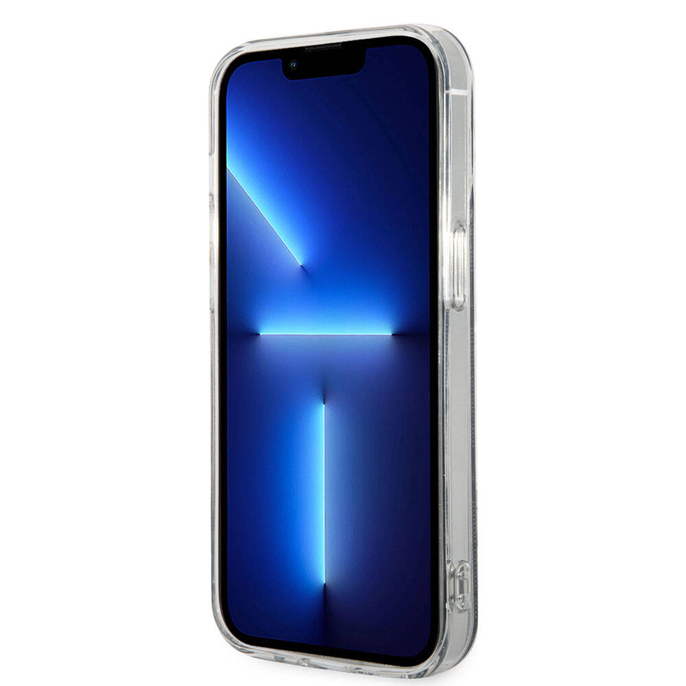 Apple iPhone 15 Pro Kılıf Guess Orjinal Lisanslı M-safe Şarj Özellikli Yazı Logolu 4G Desenli Kapak Kahverengi
