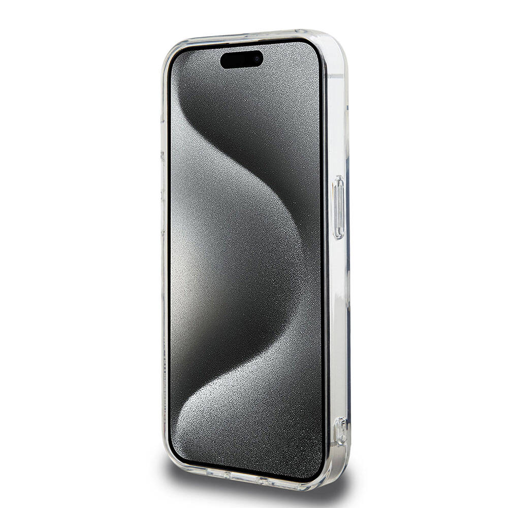 Apple iPhone 15 Pro Case Hello Kitty Original Licensed Electroplating Cover Bubble Printed Black