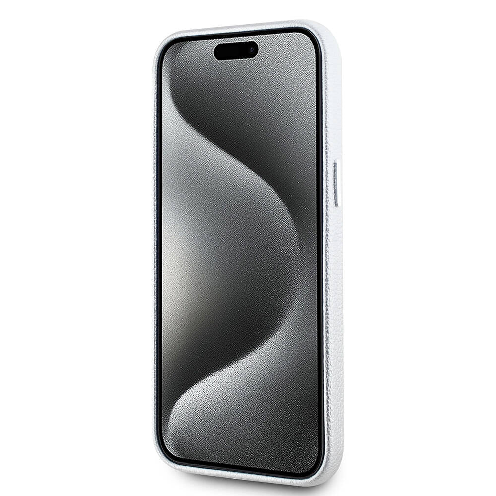 Apple iPhone 15 Pro Case Karl Lagerfeld Original Licensed KL Written Hotel Cover Black
