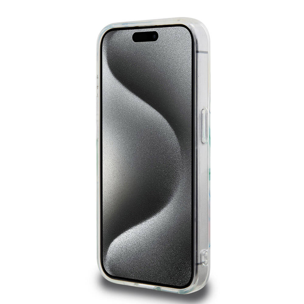Apple iPhone 15 Pro Case Lacoste Original Licensed M-Safe Charging Feature Double Layer Patches Patterned Cover Green