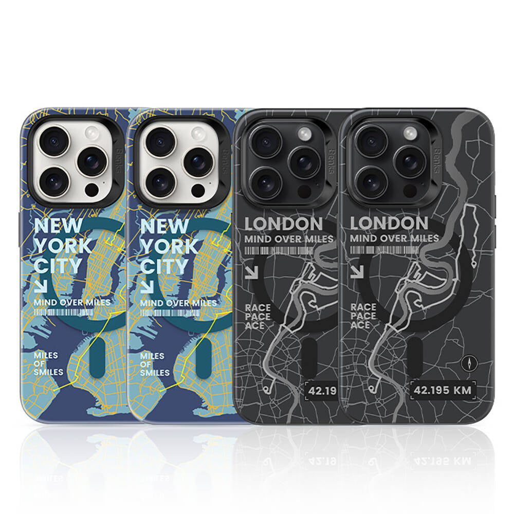 Apple iPhone 15 Pro Case M-safe Charging Feature Benks City Series Cover Black