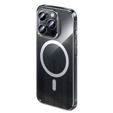 Apple iPhone 15 Pro Kılıf M-safe Şarj Özellikli Benks Crystal Serisi Şeffaf Kapak Renksiz