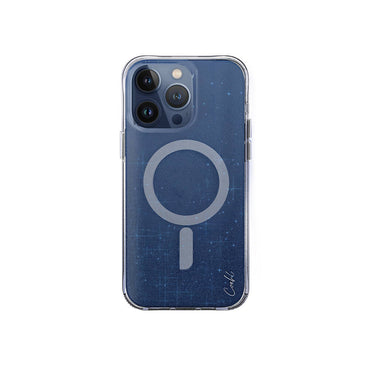 Apple iPhone 15 Pro Case M-safe Charging Feature Glitter Back Surface Coehl Lumino Cover Silver