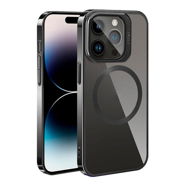 Apple iPhone 15 Pro Kılıf M-safe Şarj Özellikli Standlı Zore Klon Kapak