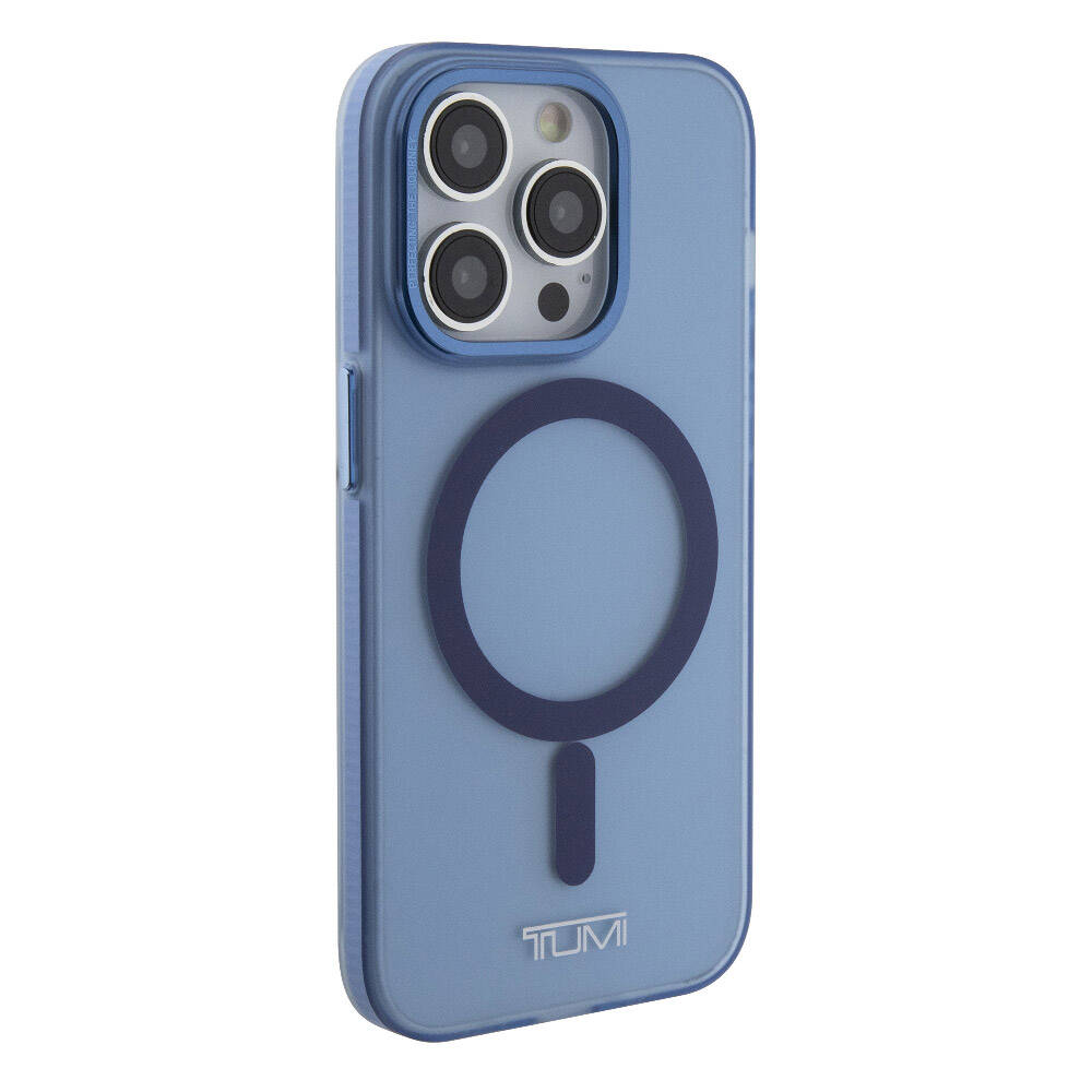 Apple iPhone 15 Pro Case TUMI Original Licensed M-safe Charging Feature Frosted Matte Cover Black