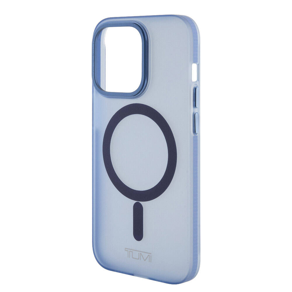 Apple iPhone 15 Pro Case TUMI Original Licensed M-safe Charging Feature Frosted Matte Cover Black