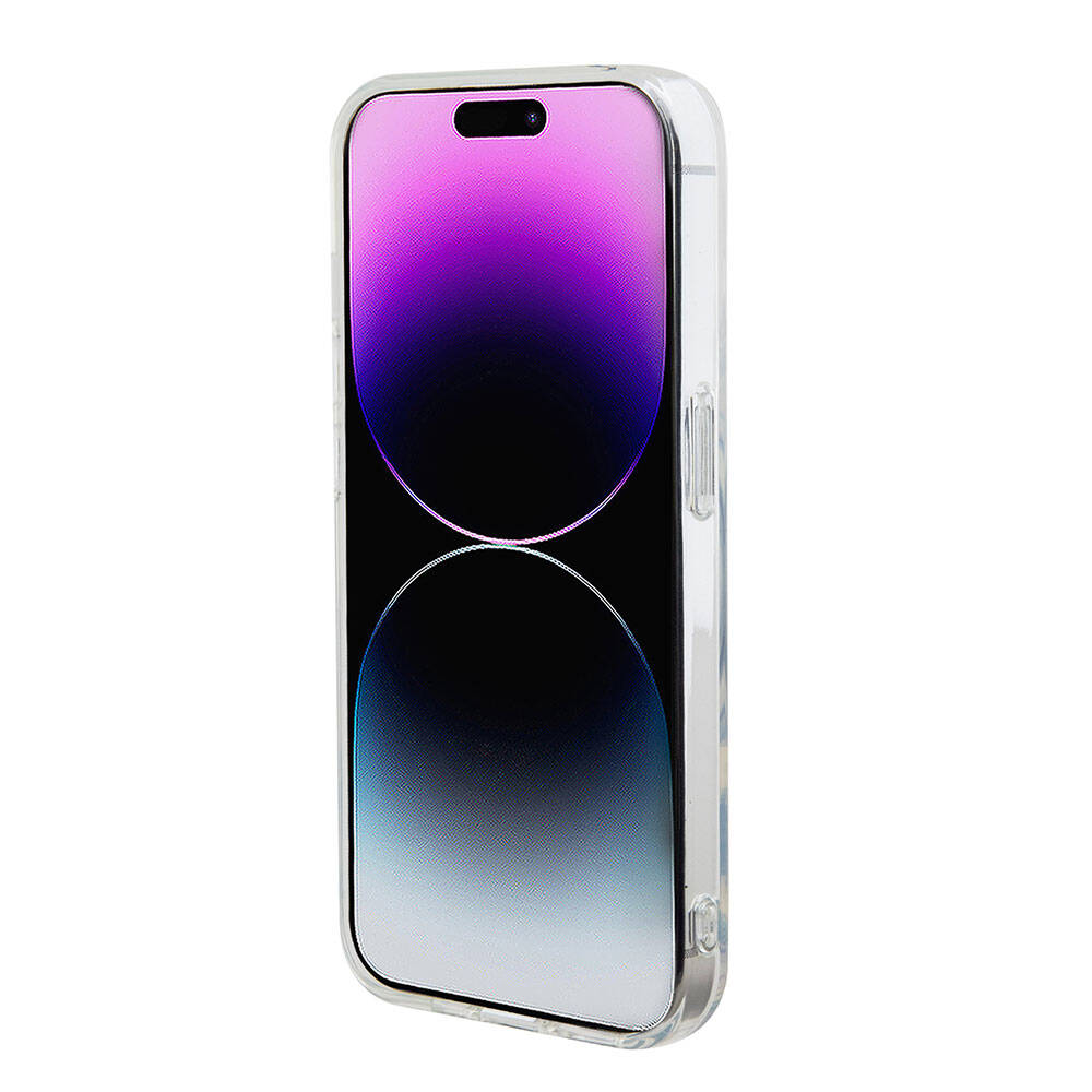 Apple iPhone 15 Pro Case US Polo Assn. Original Licensed M-safe Charging Feature Transparent Design Cover Colorless