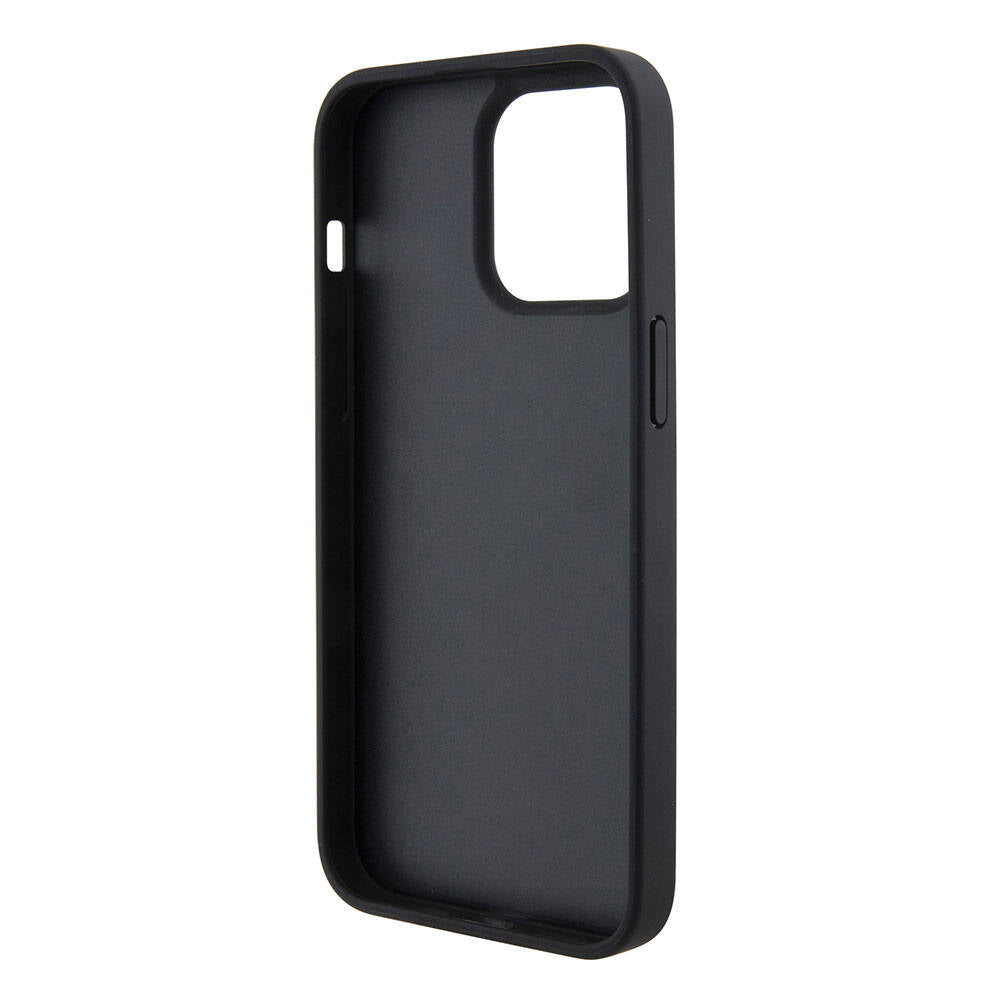 Apple iPhone 15 Pro Case US Polo Assn. Original Licensed Three-Color Stripe Design Print Logo Cover Navy Blue