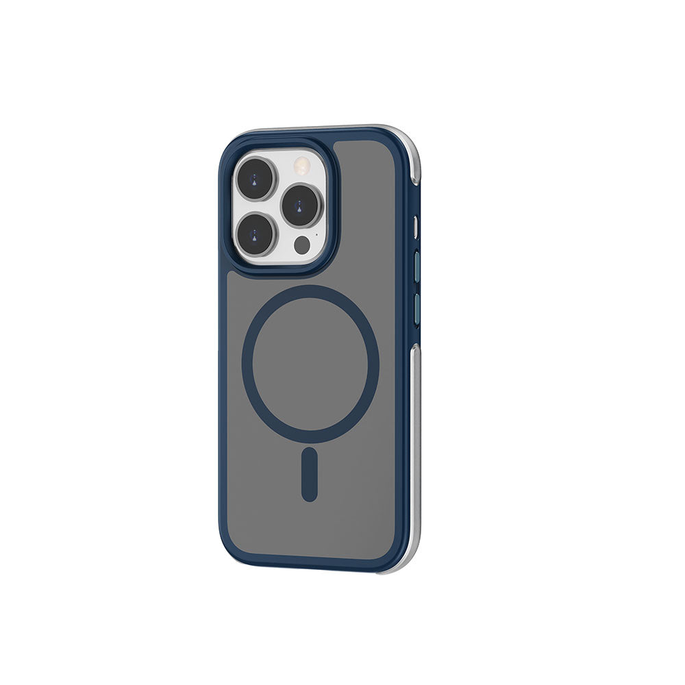 Apple iPhone 15 Pro Case Wiwu ZKK-012 M-safe Charging Air Cushion Cover Blue