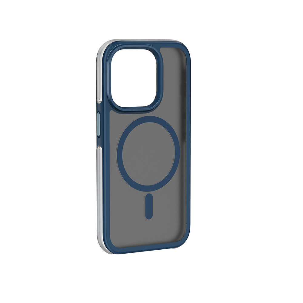 Apple iPhone 15 Pro Case Wiwu ZKK-012 M-safe Charging Air Cushion Cover Blue