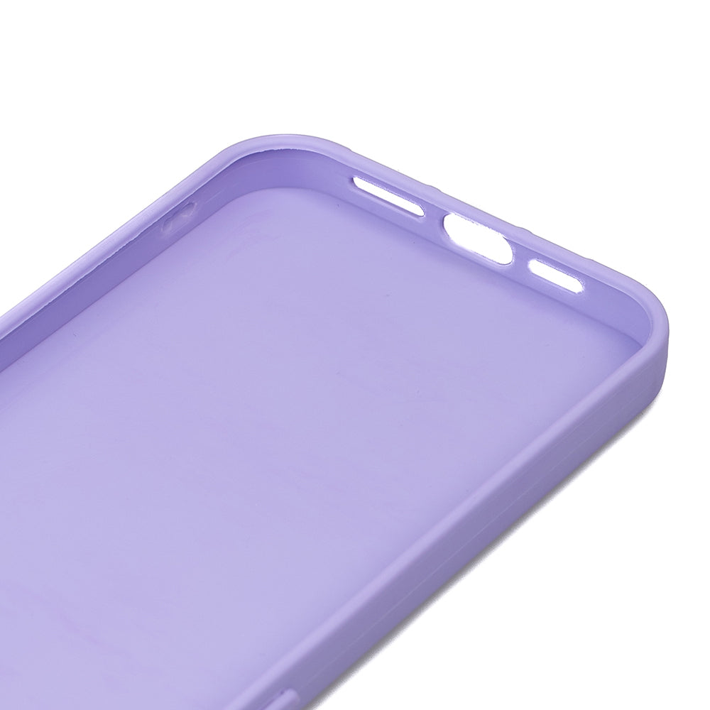 Apple iPhone 15 Pro Case Zore Bias Silicone Lilac