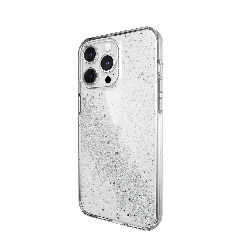 Apple iPhone 15 Pro Max Kılıf Çift Katmanlı IMD Baskılı Bumper Lisanslı Switcheasy Cosmos Comet Kapak Renksiz