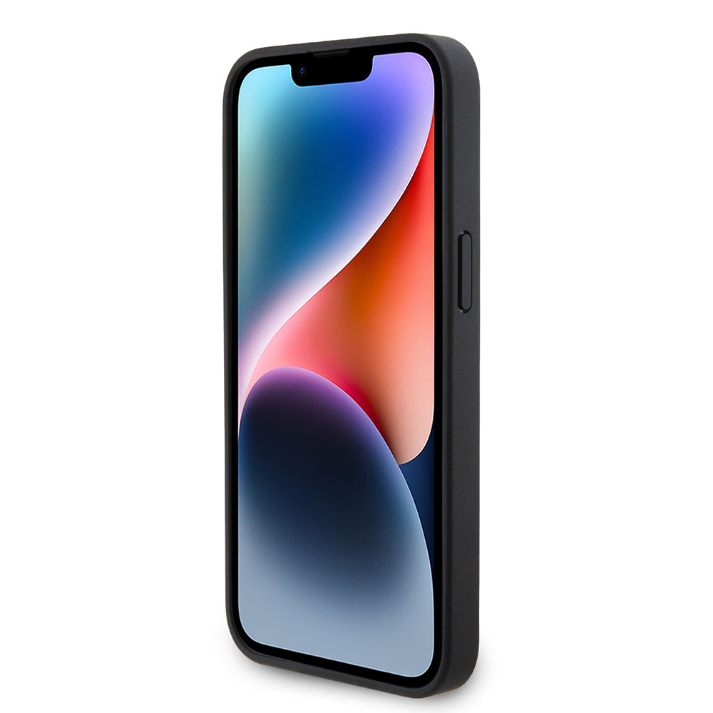 Apple iPhone 15 Pro Max Kılıf Ferrari Orjinal Lisanslı Deri Dikişli Arka Yüzey Metal Logo Tasarımlı Kapak Kırmızı