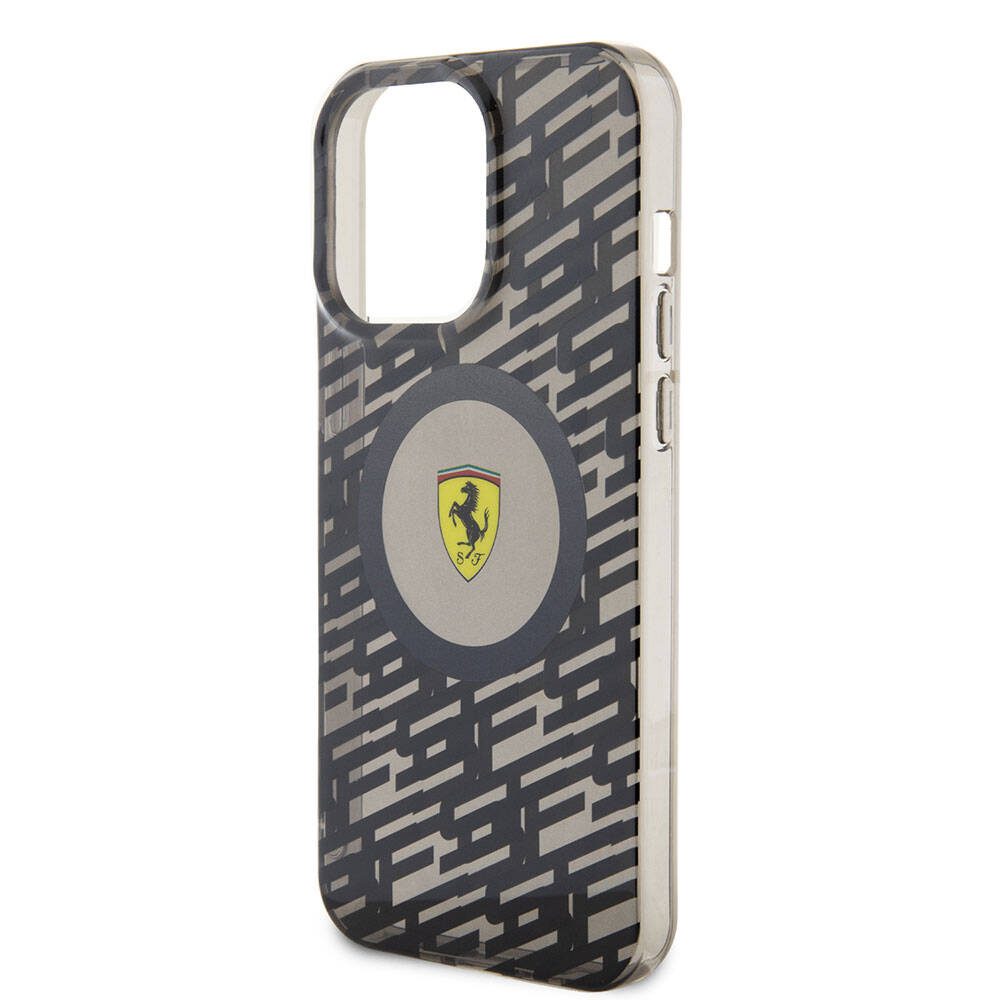 Apple iPhone 15 Pro Max Case Ferrari Original Licensed M-safe Charging Feature Multi SF Cover Red