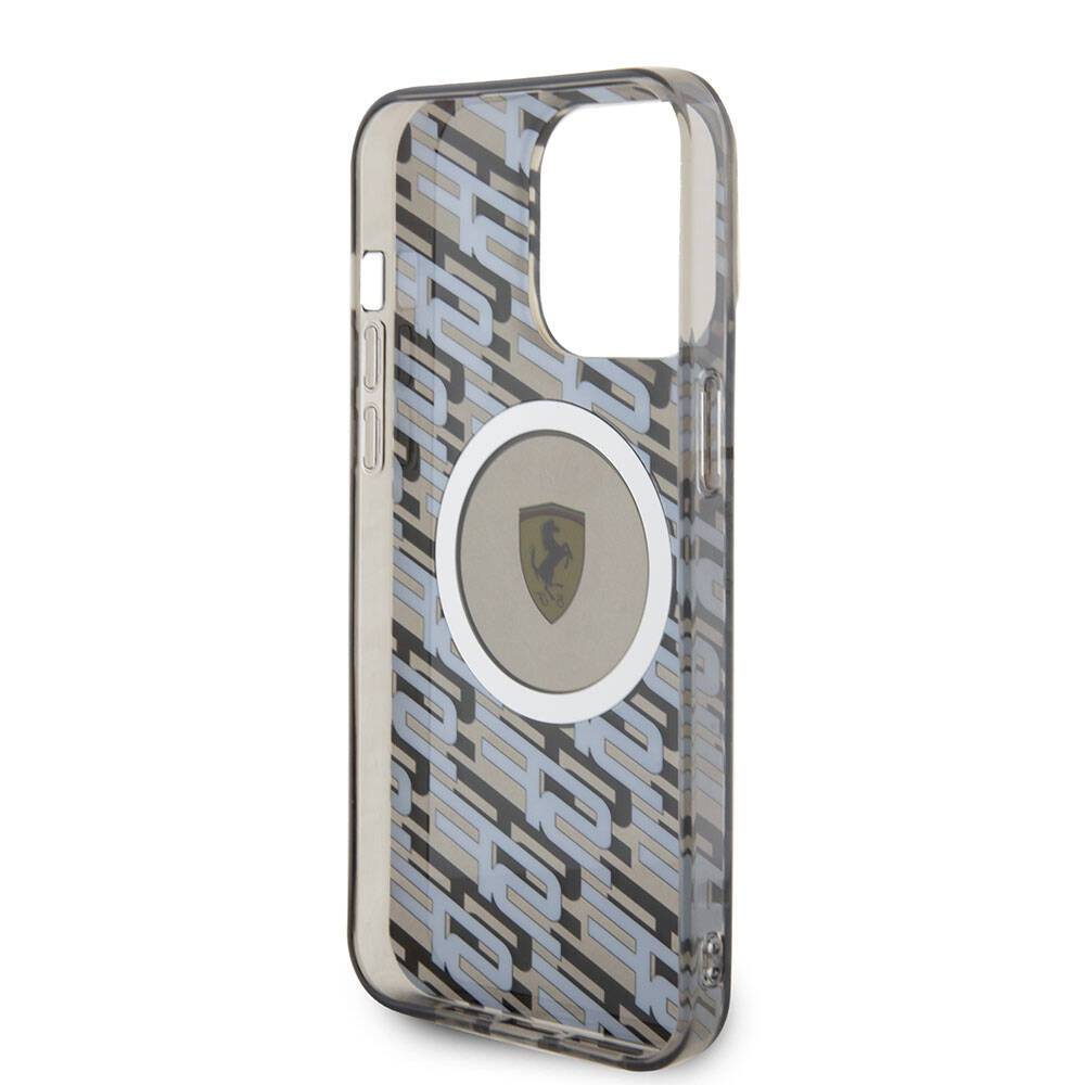 Apple iPhone 15 Pro Max Case Ferrari Original Licensed M-safe Charging Feature Multi SF Cover Red