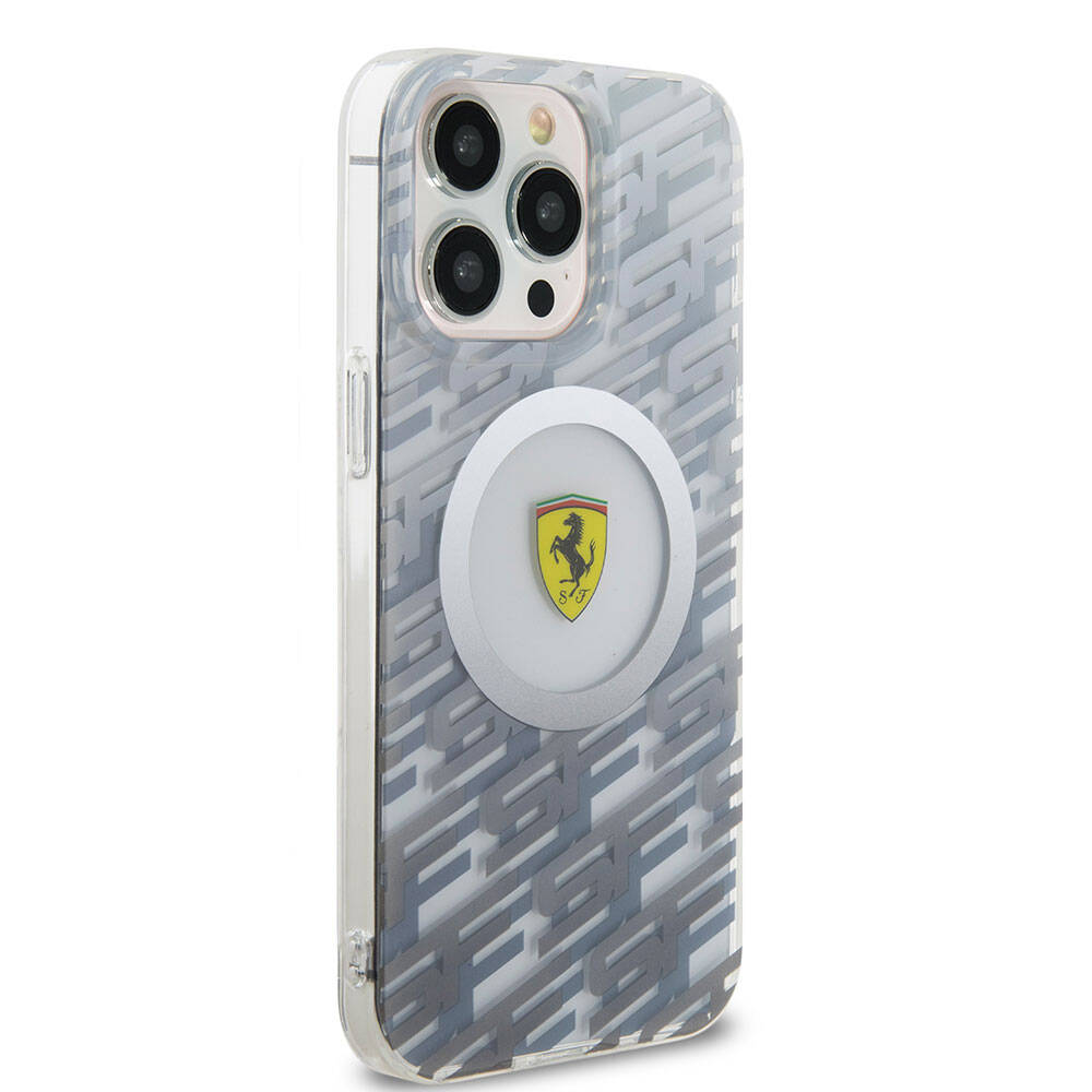 Apple iPhone 15 Pro Max Case Ferrari Original Licensed M-safe Charging Feature Multi SF Cover Red