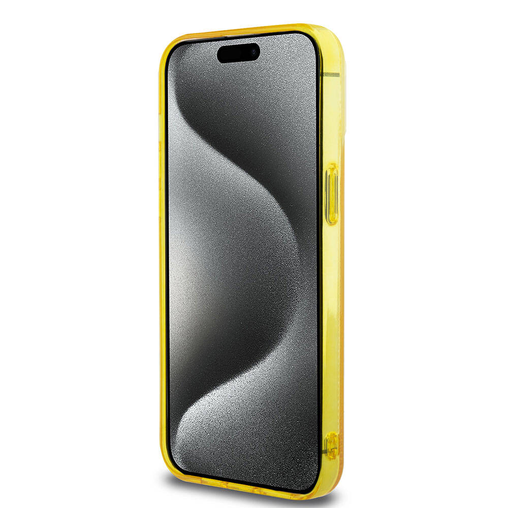 Apple iPhone 15 Pro Max Case Ferrari Original Licensed M-Safe Charging Feature Shattered Dots Patterned Cover Red