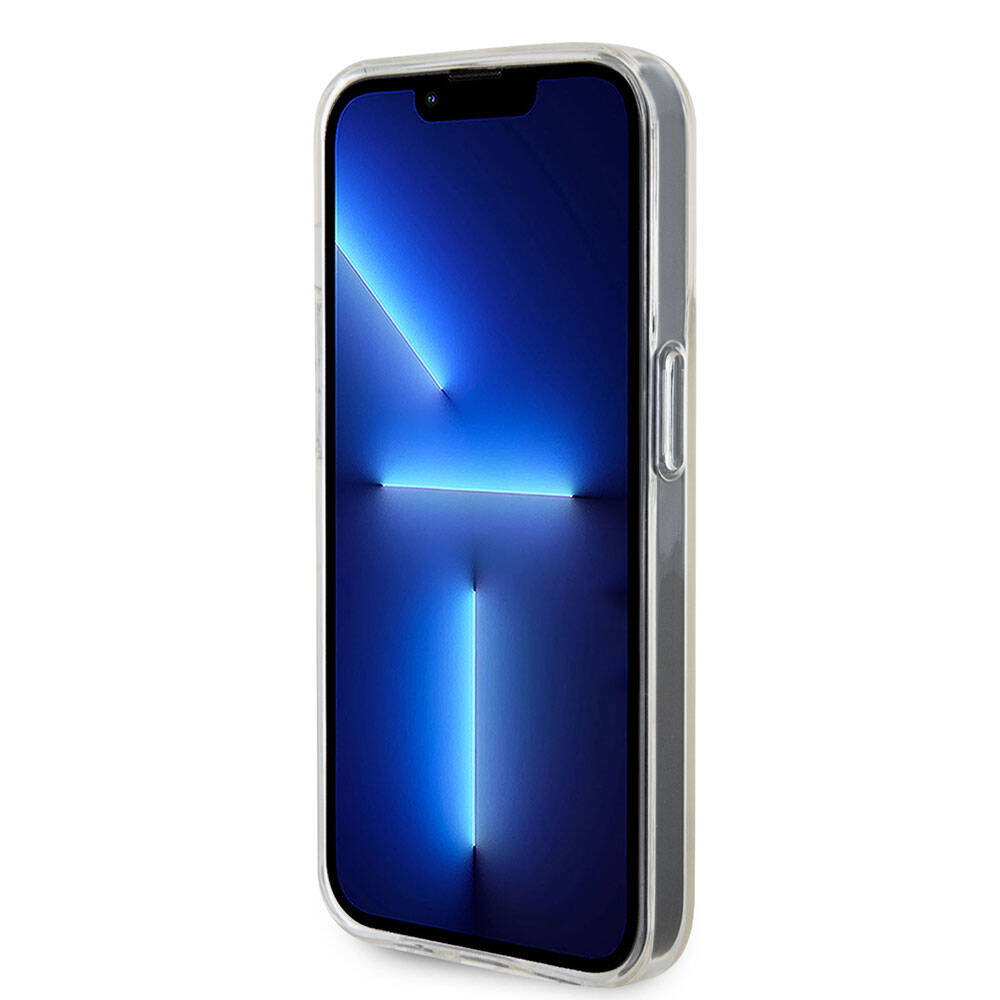 Apple iPhone 15 Pro Max Case Guess Original Licensed Mirror Disco Cover Colorful with Text Logo