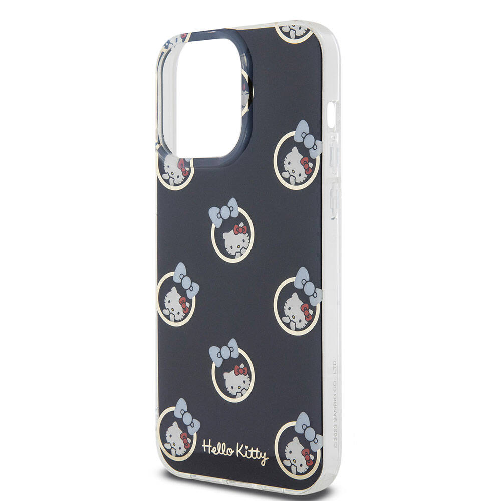 Apple iPhone 15 Pro Max Case Hello Kitty Original Licensed Electroplating Cover Bubble Printed White