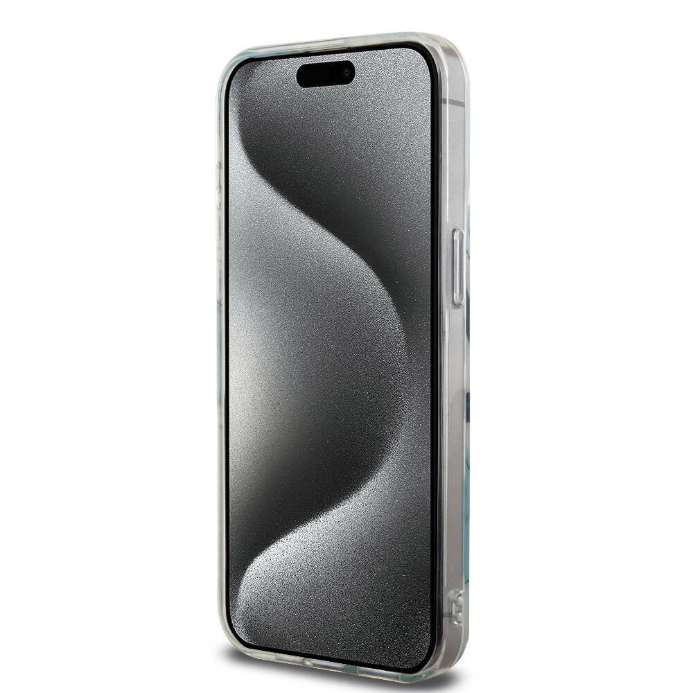 Apple iPhone 15 Pro Max Kılıf Lacoste Orjinal Lisanslı M-safe Şarj Özellikli Çift Katmanlı Yamalar Desenli Kapak Sarı