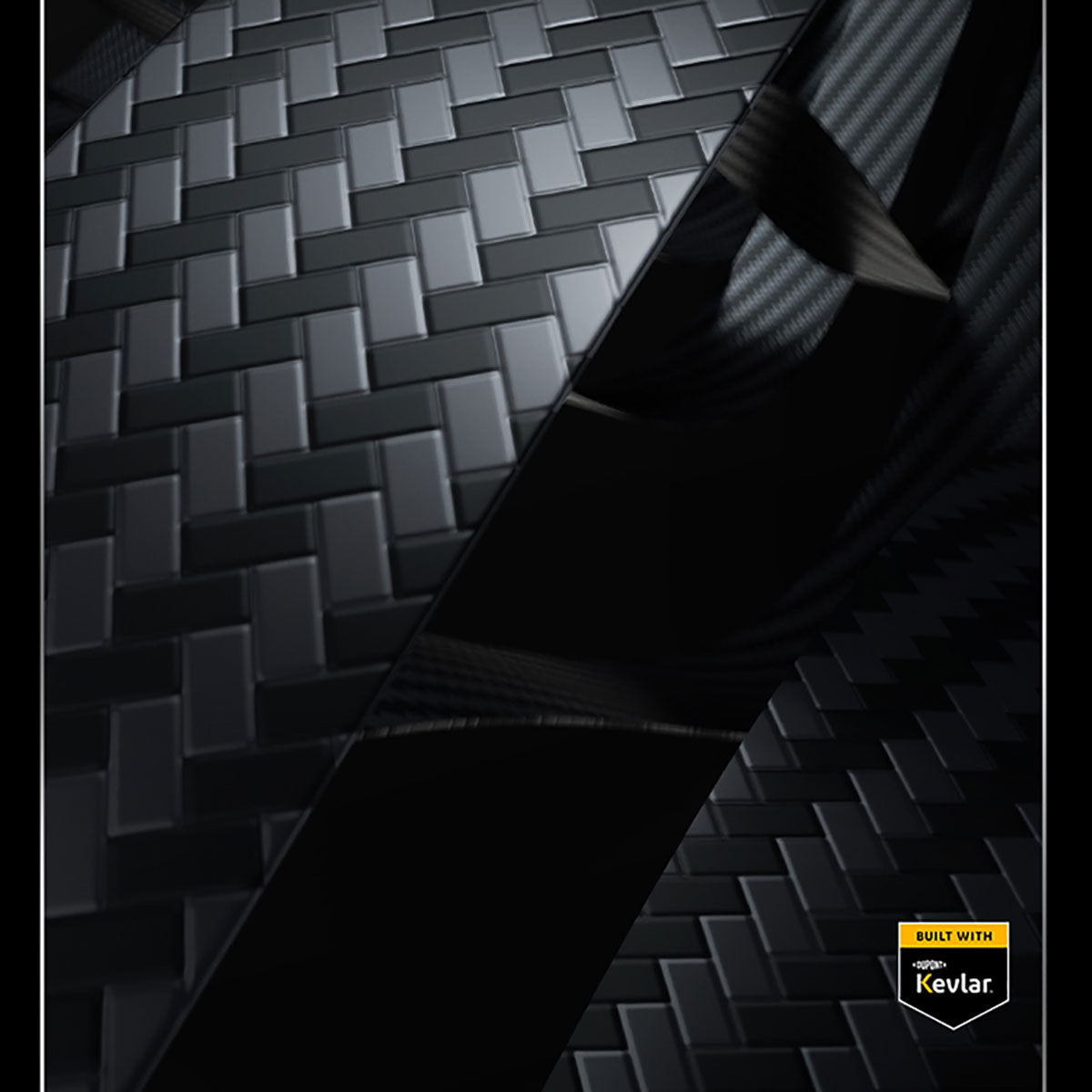 Apple iPhone 15 Pro Max Case M-safe Carbon Fiber Benks Essential ArmorAir 600D Kevlar Cover Black