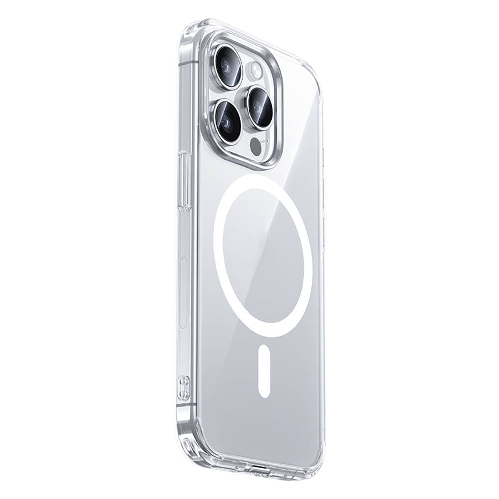 Apple iPhone 15 Pro Max Case M-safe Charging Feature Airbag Transparent Benks LucentPro Series Cover Transparent