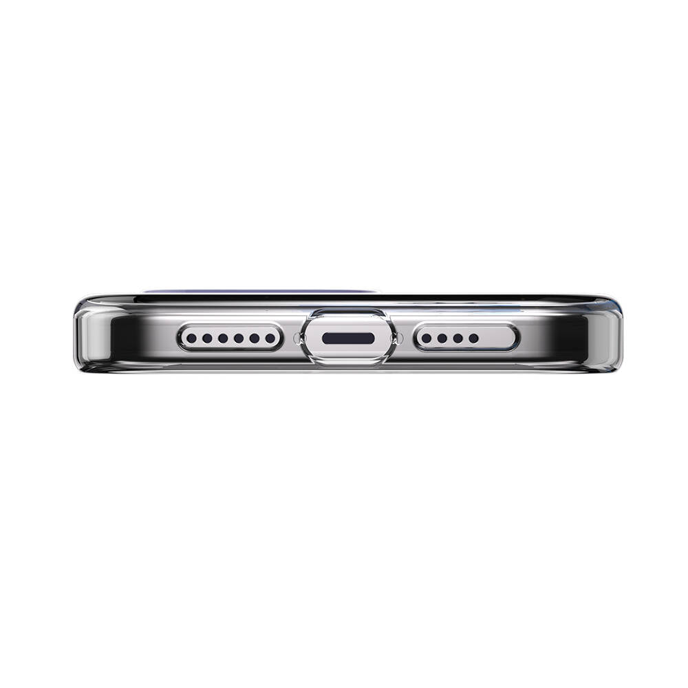 Apple iPhone 15 Pro Max Kılıf M-safe Şarj Özellikli Çift IMD Baskılı Lisanslı Switcheasy Artist-M Veil Kapak Mor