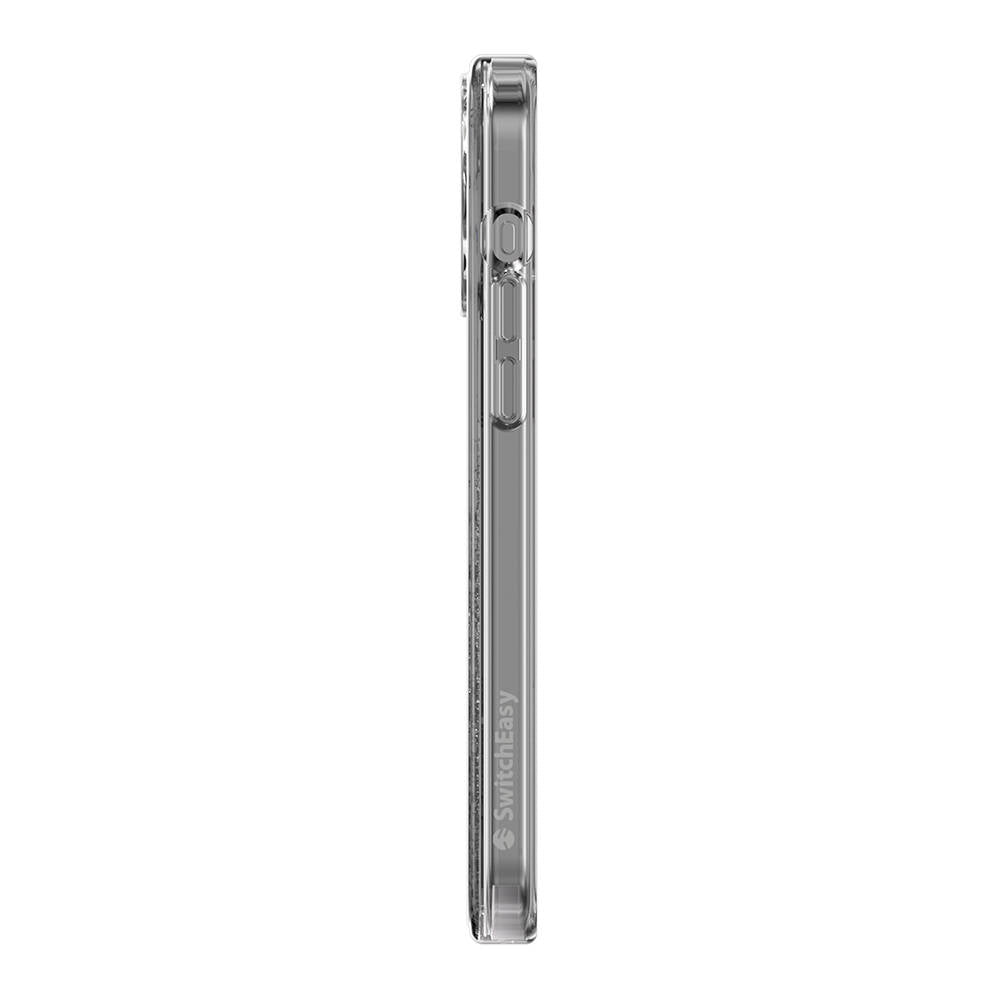 Apple iPhone 15 Pro Max Kılıf M-safe Şarj Özellikli Parlayan Simli Şeffaf Lisanslı Switcheasy Starfield-M Kapak Colorful