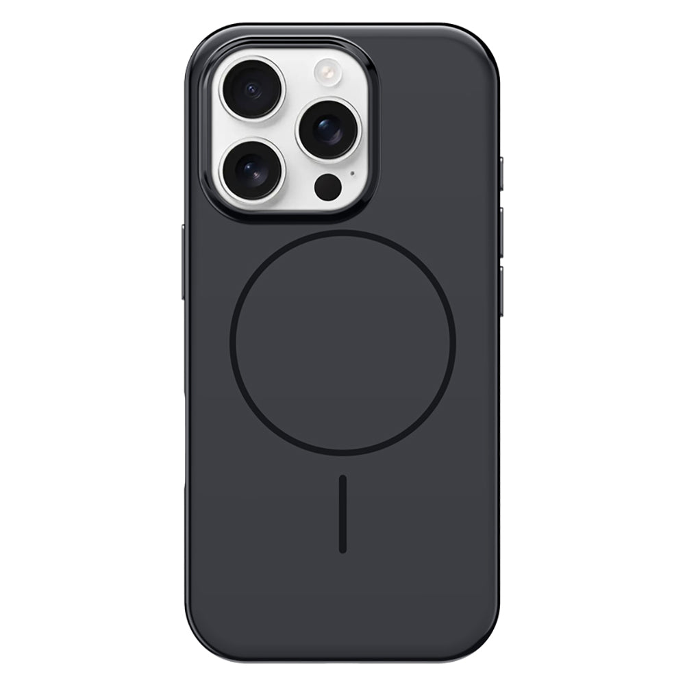Apple iPhone 15 Pro Max Kılıf M-safe Şarj Özellikli Wlons Frego Kapak Krem