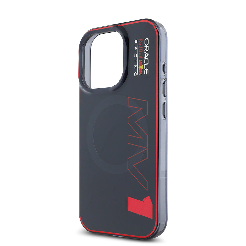 Apple iPhone 15 Pro Max Case Redbull Original Licensed M-safe Charging Feature Dual Layer Hard PC Large Size MV Cover Navy Blue