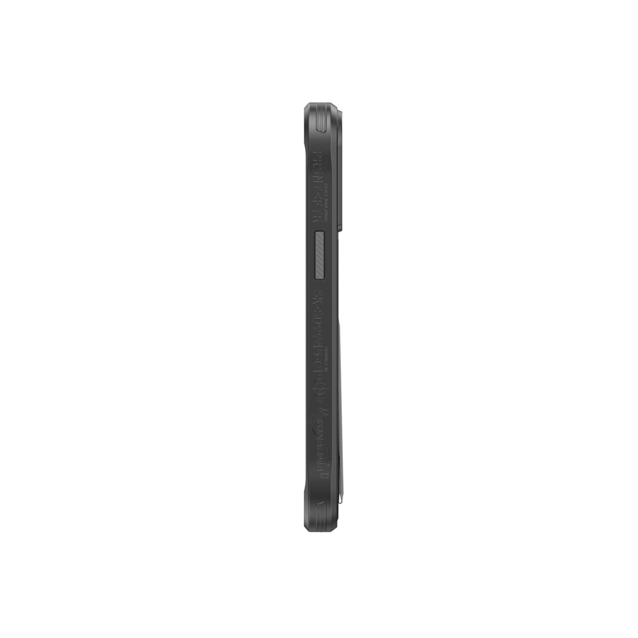 Apple iPhone 15 Pro Max Case SkinArma Stand Leather Look Slate Cover Gray