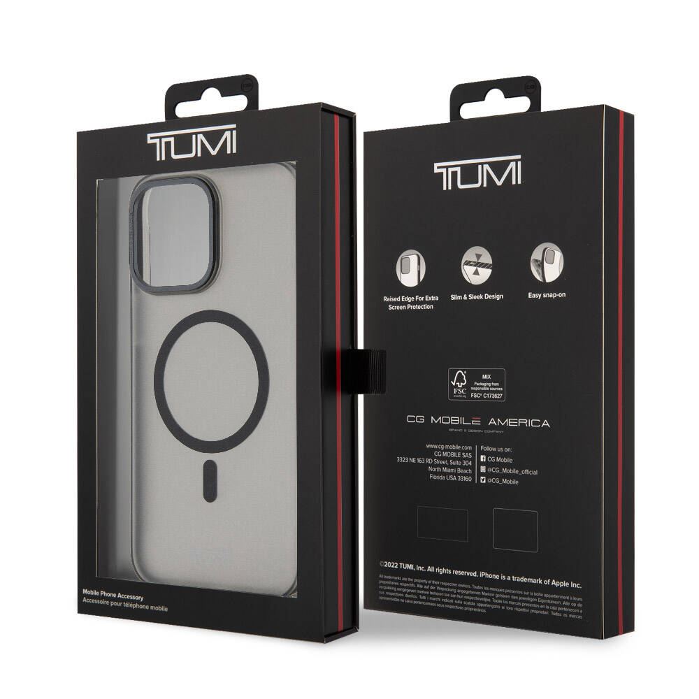 Apple iPhone 15 Pro Max Case TUMI Original Licensed M-safe Charging Feature Frosted Matte Cover Olive