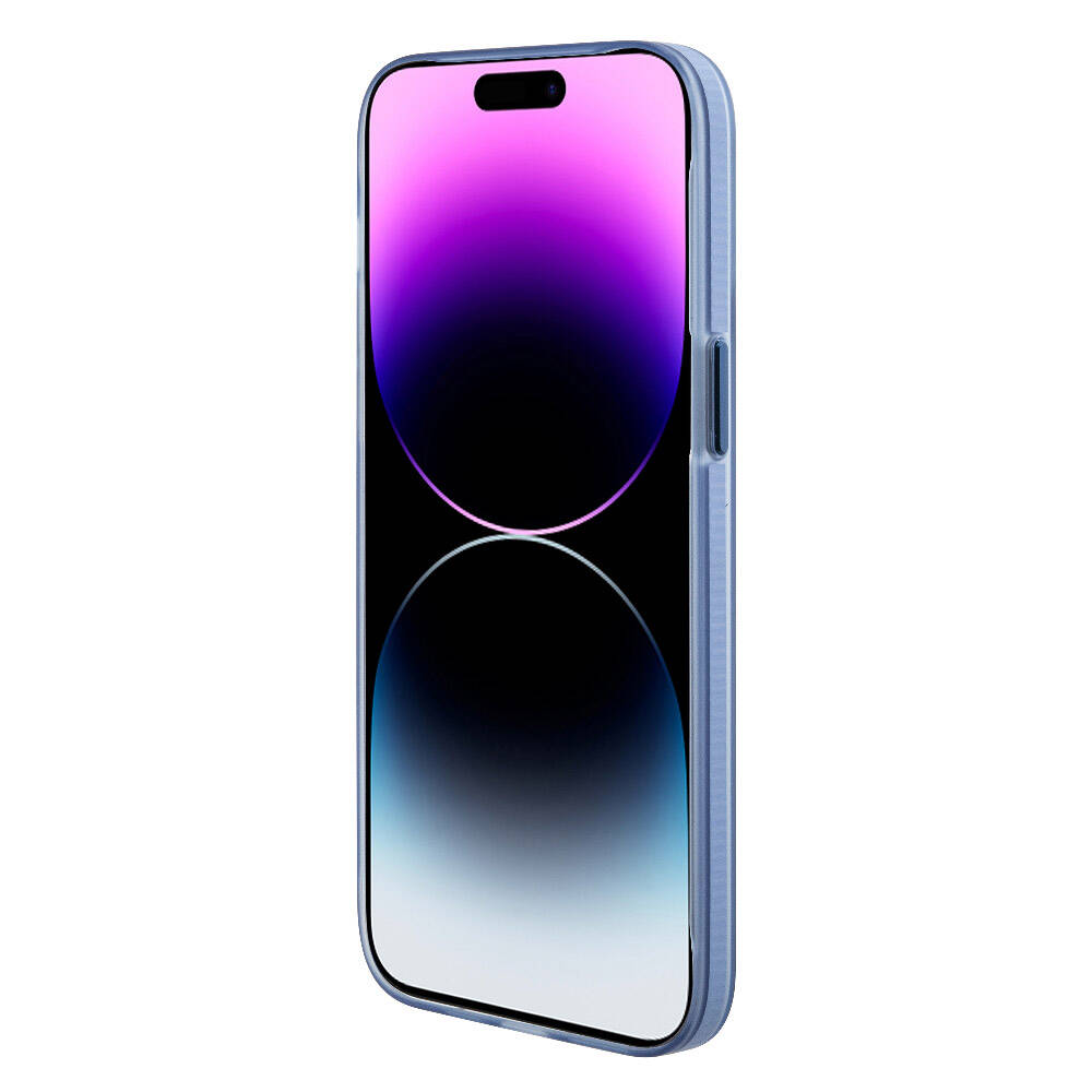 Apple iPhone 15 Pro Max Case TUMI Original Licensed M-safe Charging Frosted Matte Cover Purple