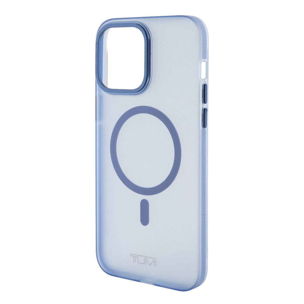 Apple iPhone 15 Pro Max Case TUMI Original Licensed M-safe Charging Frosted Matte Cover Purple