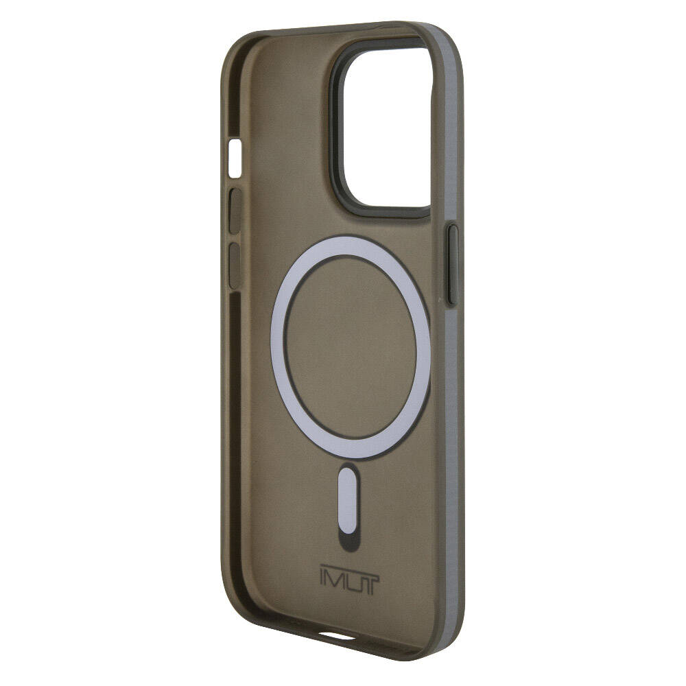 Apple iPhone 15 Pro Max Kılıf TUMI Orjinal Lisanslı M-safe Şarj Özellikli Buzlu Mat Kapak Olive