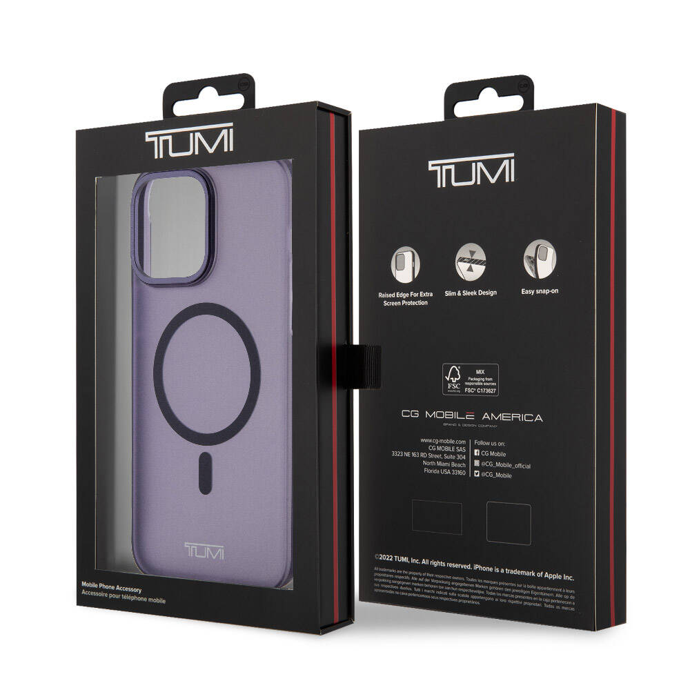 Apple iPhone 15 Pro Max Case TUMI Original Licensed M-safe Charging Feature Frosted Matte Cover Olive
